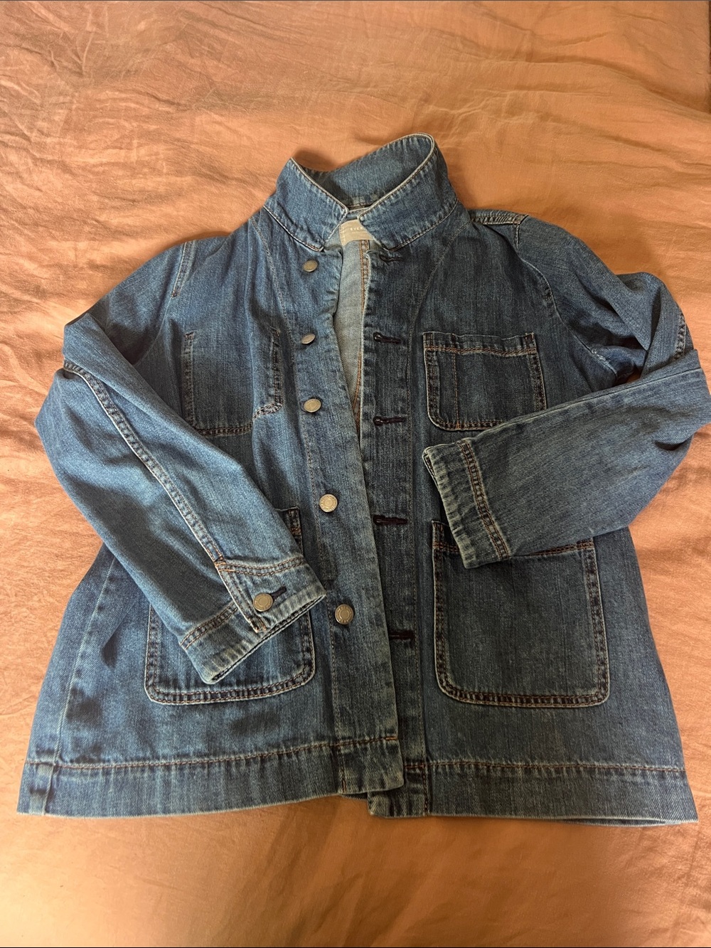 Everlane Kids Denim Jacket in Medium Blue